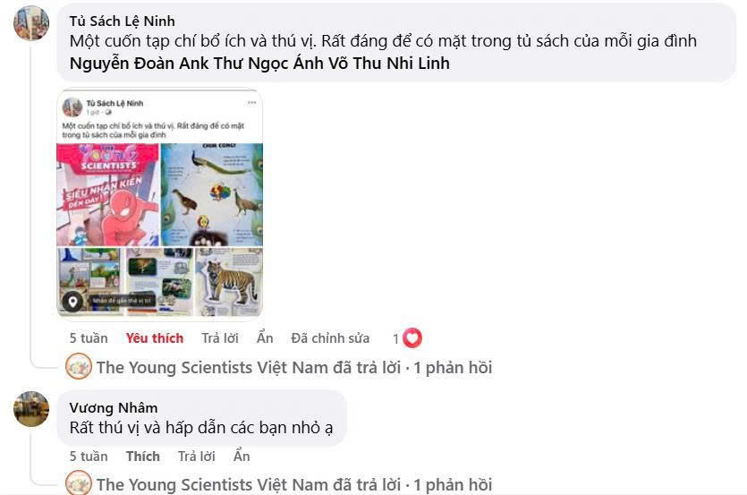 Một cuốn tạp chí trong tủ sách gia đình